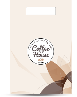 coffee house branding bag