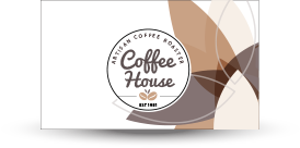 coffee house business card