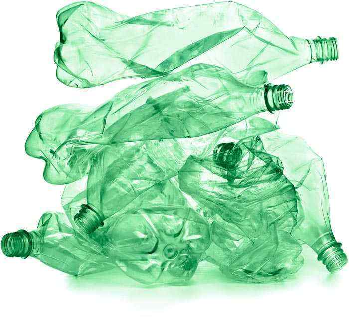 Recycling plastic bottles